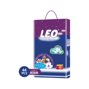 LEO BABY DIAPER SIZE 3 MIDI MEDIUM 4-9 KG 44PCS