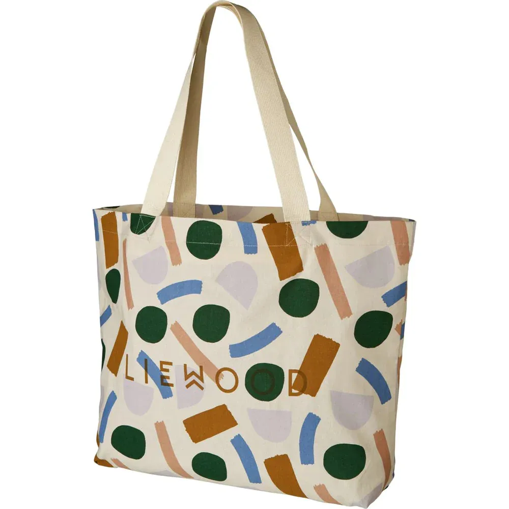 Liewood Big Tote Bag | Paint Stroke /Sandy