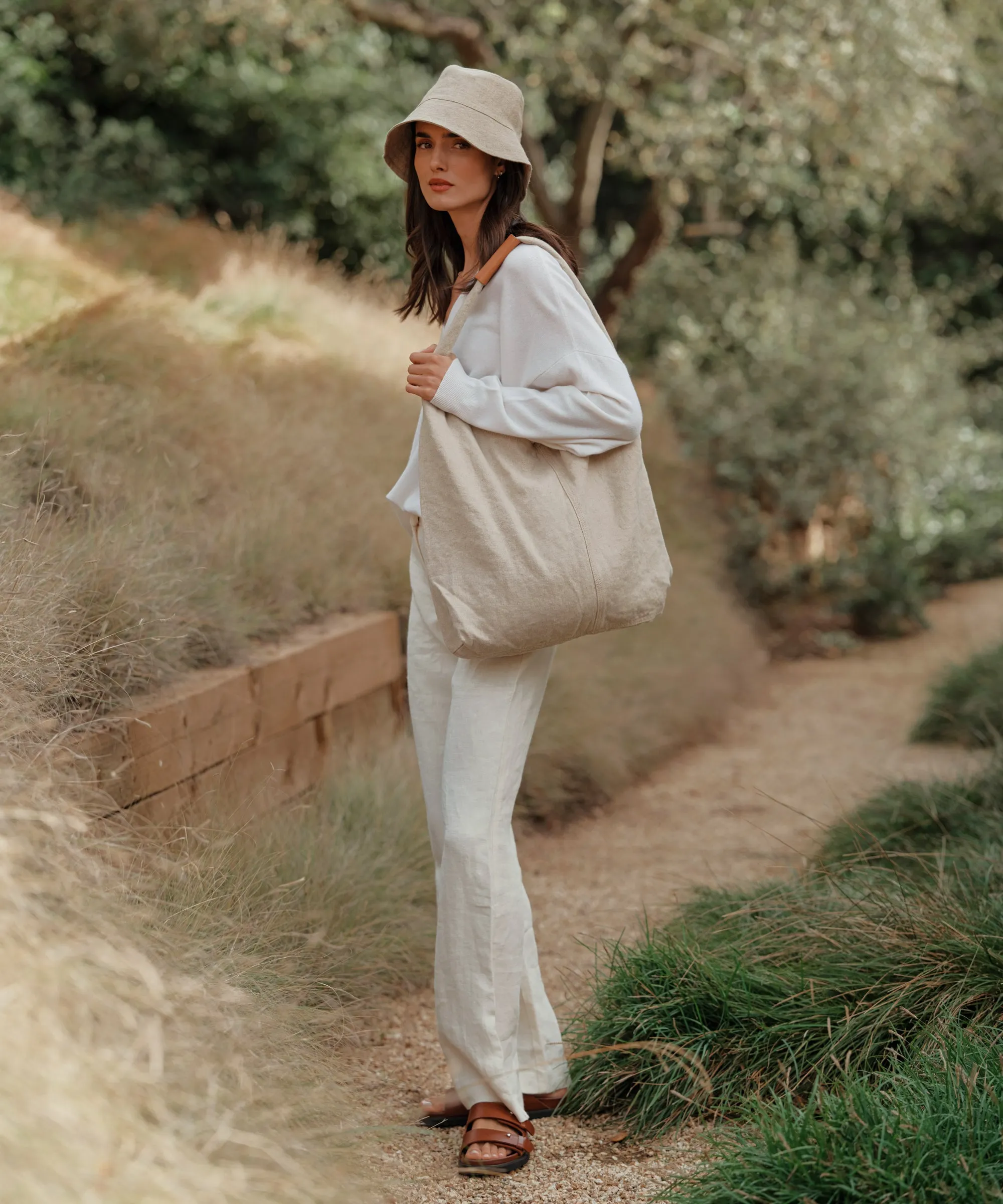 Linen Bucket Hat