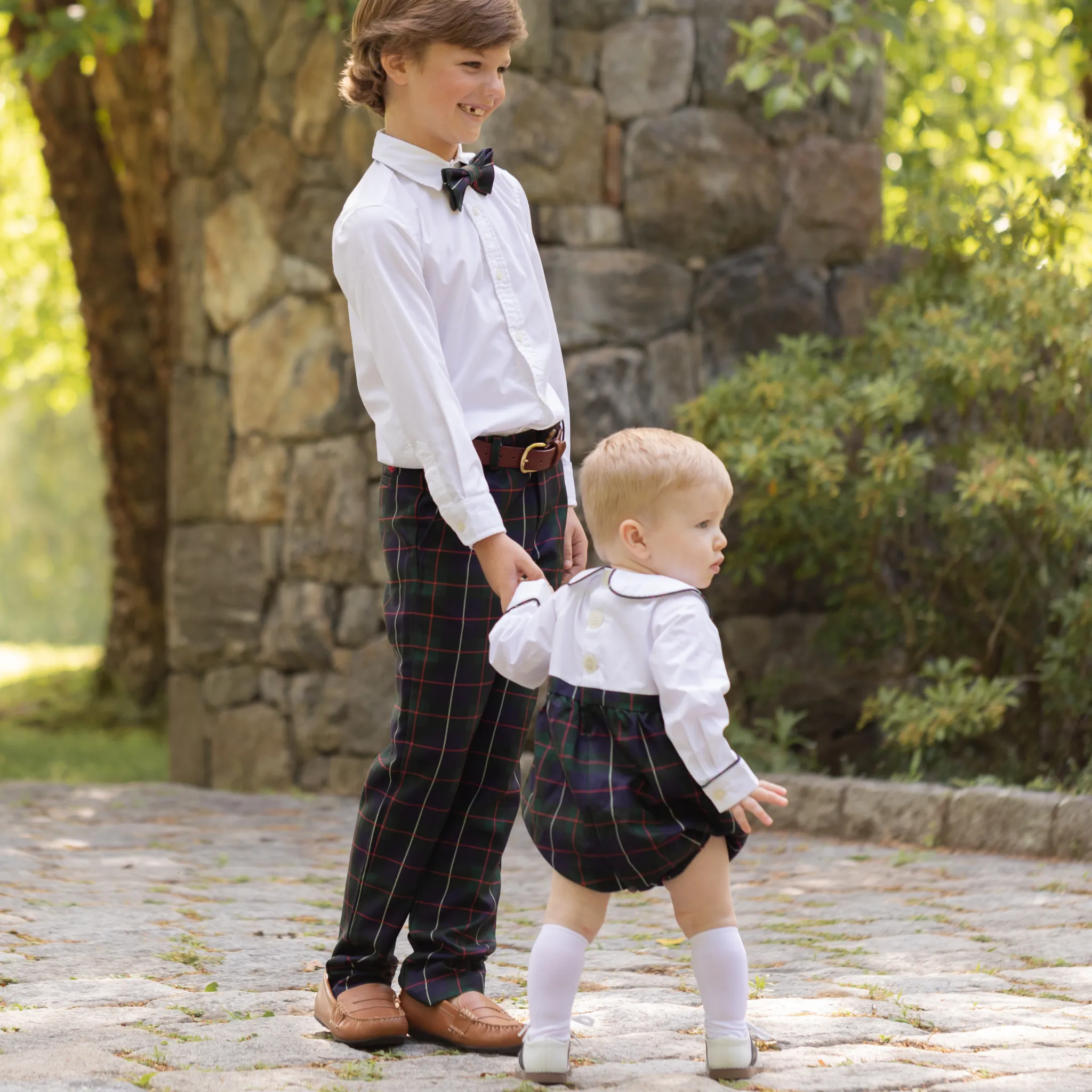 Long Sleeve Beau Bubble in Tenley Tartan