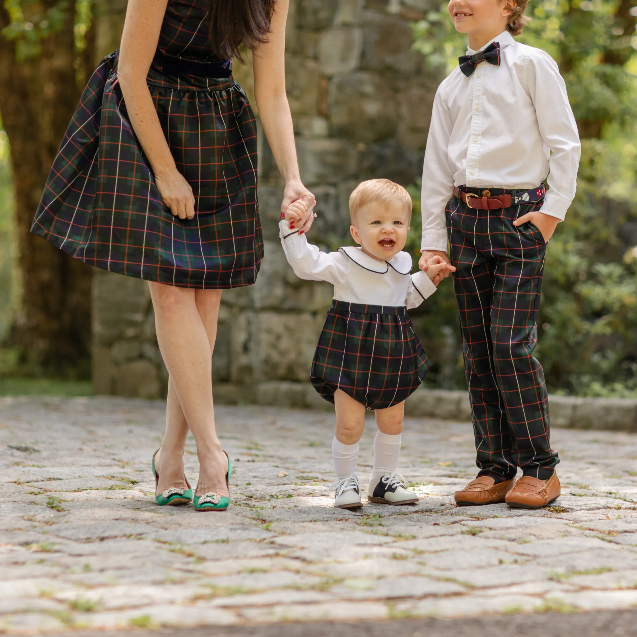 Long Sleeve Beau Bubble in Tenley Tartan