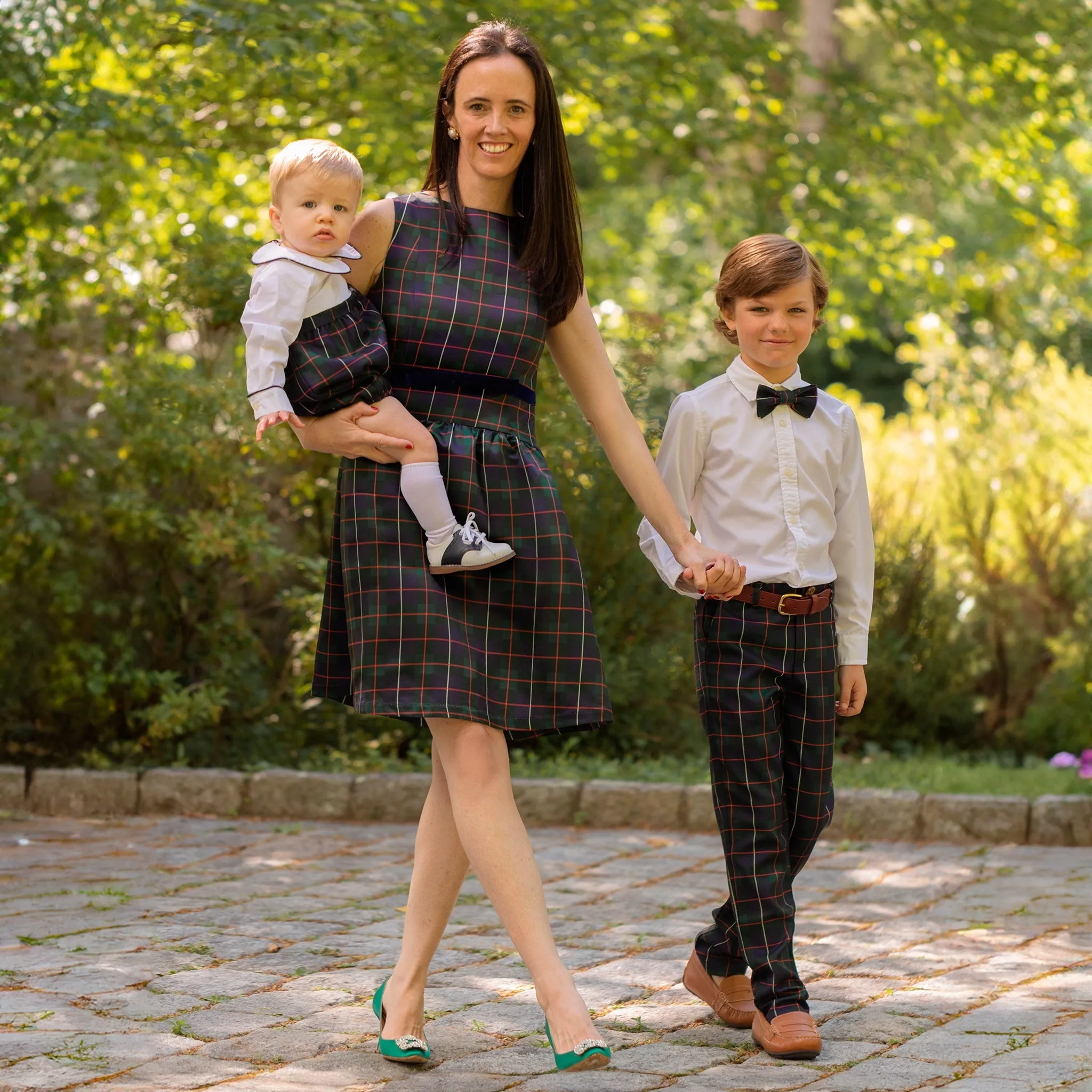 Long Sleeve Beau Bubble in Tenley Tartan