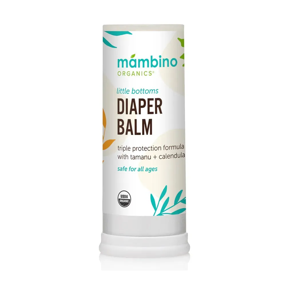 Mambino Organics Organic Little Bottoms Diaper Balm – Oatmeal   Calendula 18g