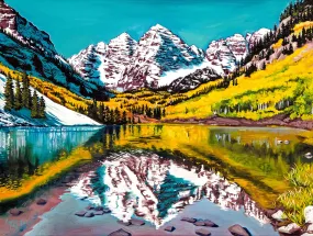 Maroon Bells // Giclee Paper Print