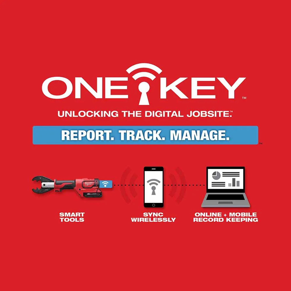 Milwaukee 2678-22O M18 Force Logic 6T Utility Crimping Kit With D3 Grooves And Fixed O Die