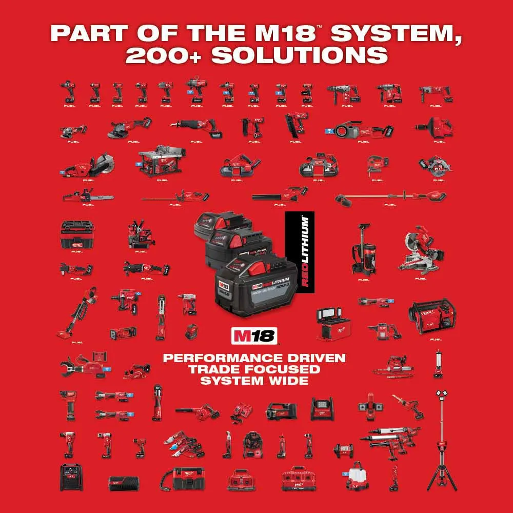 Milwaukee 2678-22O M18 Force Logic 6T Utility Crimping Kit With D3 Grooves And Fixed O Die