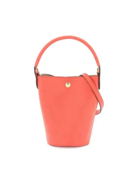 Mini Bucket Bag in Leather