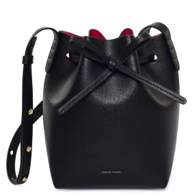 Mini Mini Bucket Bag - Black/Flamma