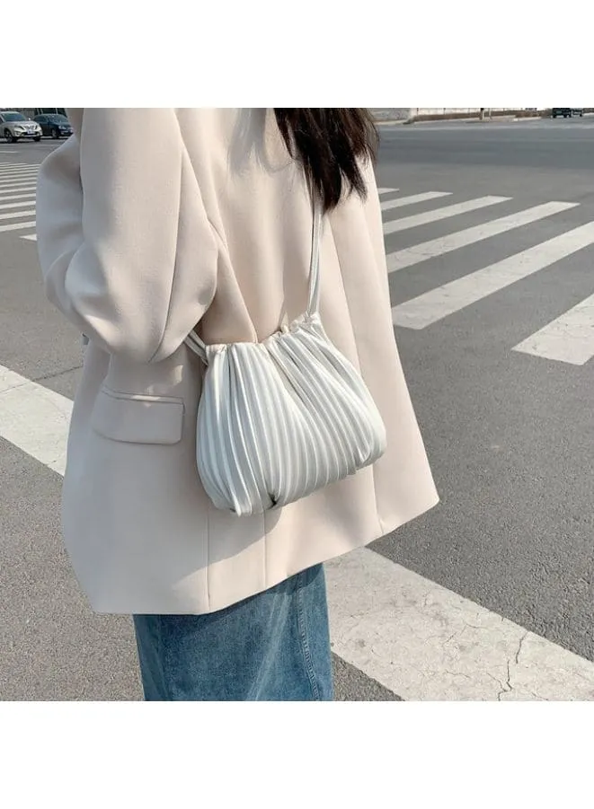 Minimalist and Soft Design Bucket Bag For Women