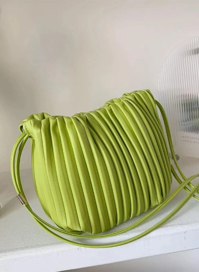 Minimalist and Soft Design Bucket Bag For Women