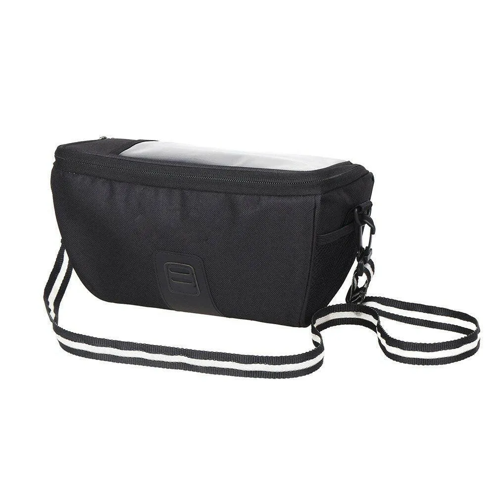 Multi-functional Bicycle Handlebar Bag with Touchscreen Pocket Cycling Front Frame Bag Pack Crossbody Shoulder Bag