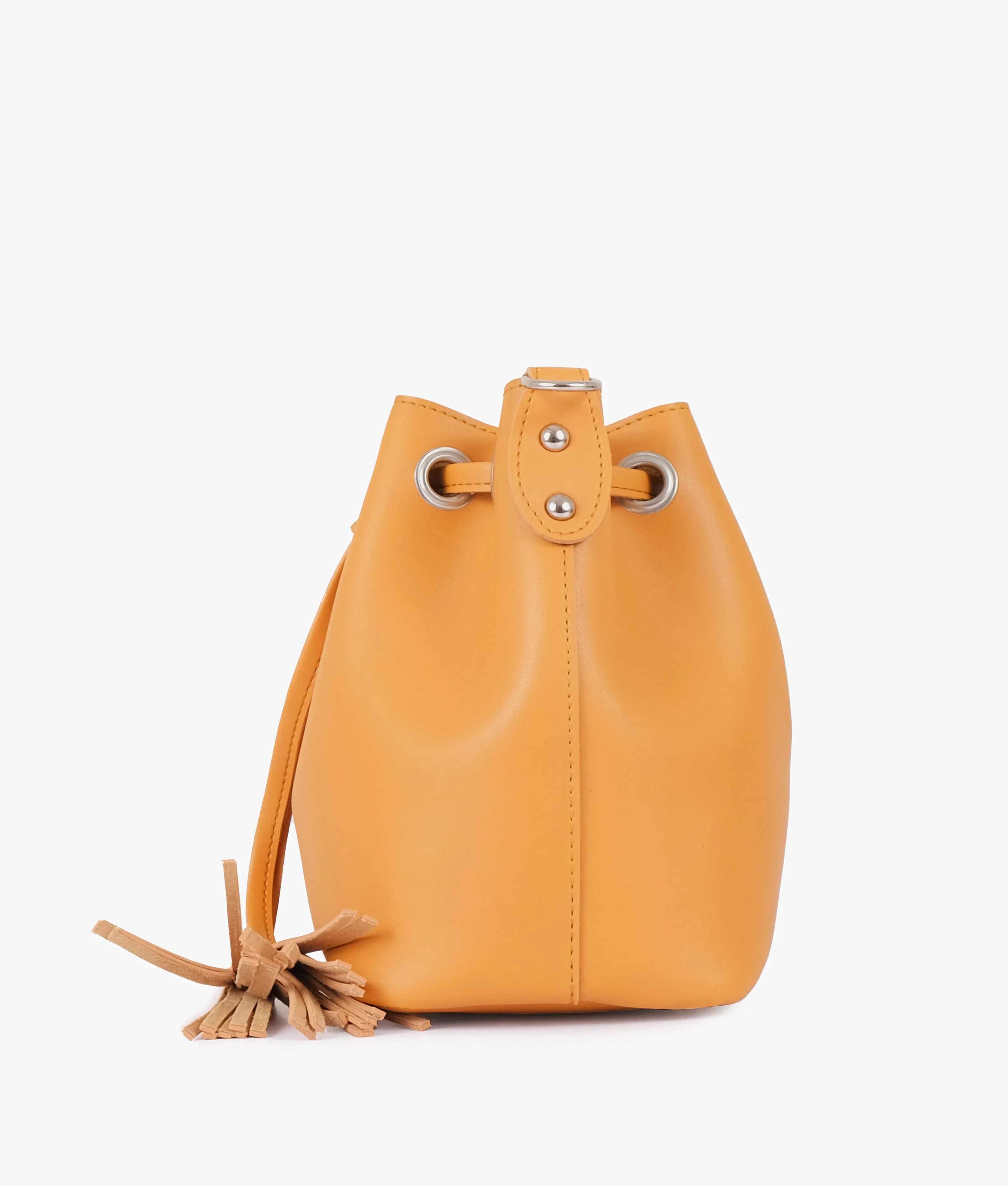 Mustard bucket bag