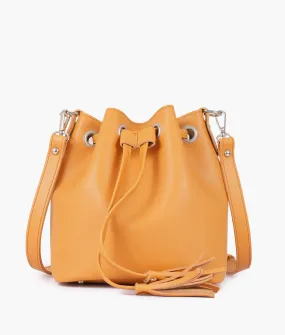 Mustard bucket bag