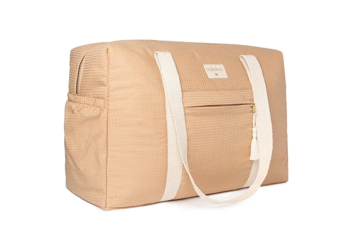 Nobodinoz Opera diaper bag Waterproof 100% organic cotton - Nude