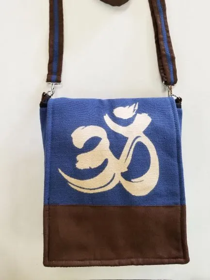 Om Print Shoulder Bag