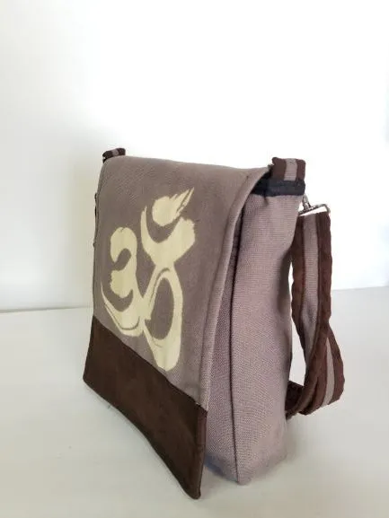 Om Print Shoulder Bag