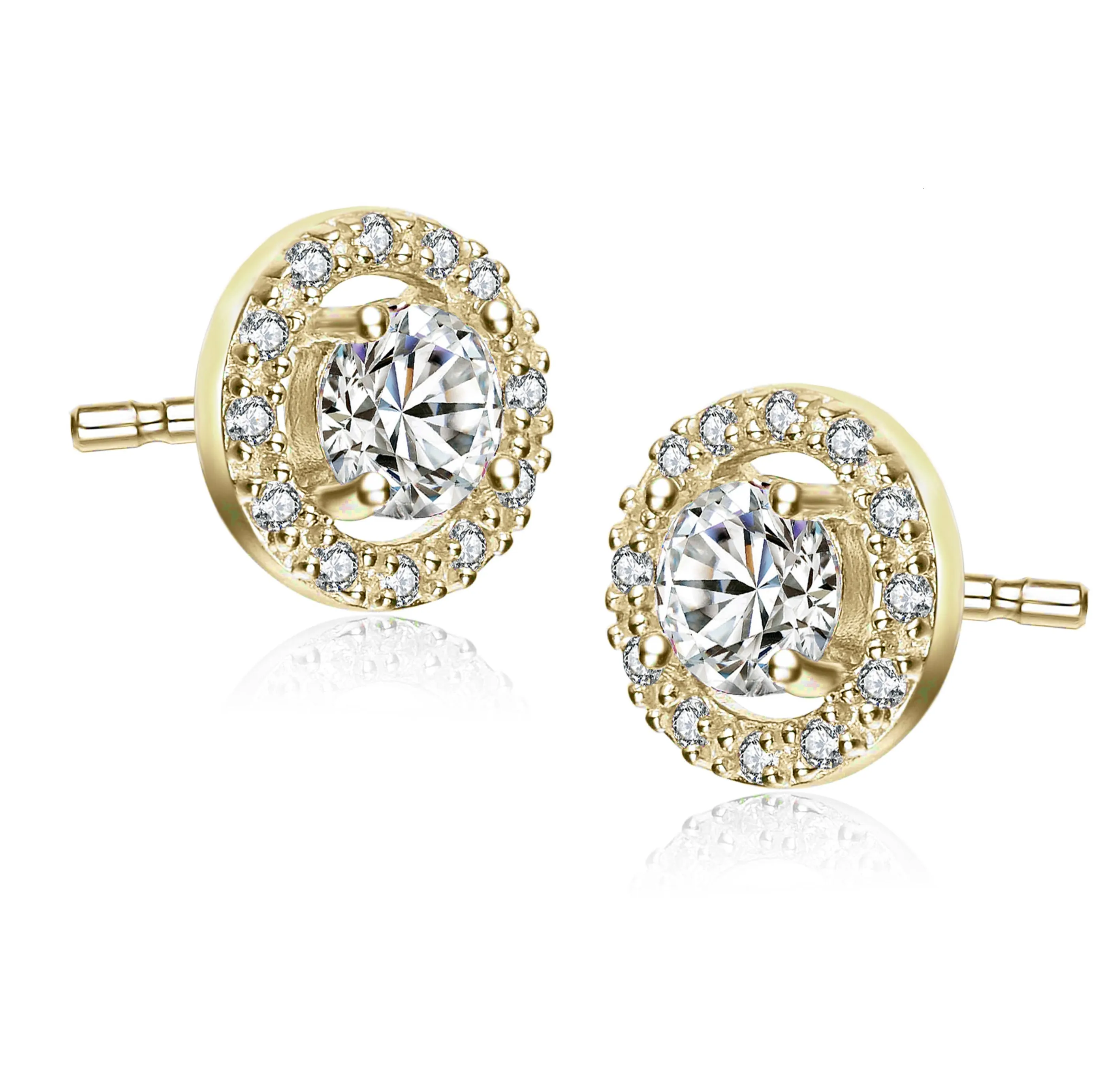 Palais Mini Halo Stud Earrings