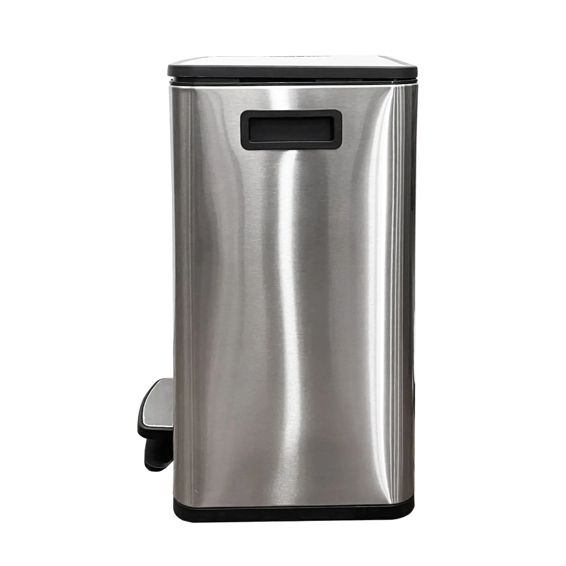 Pedal Trash Bin / Waste Bin / Dustbin with 2 Inner Bins 20L (Stainless Steel)