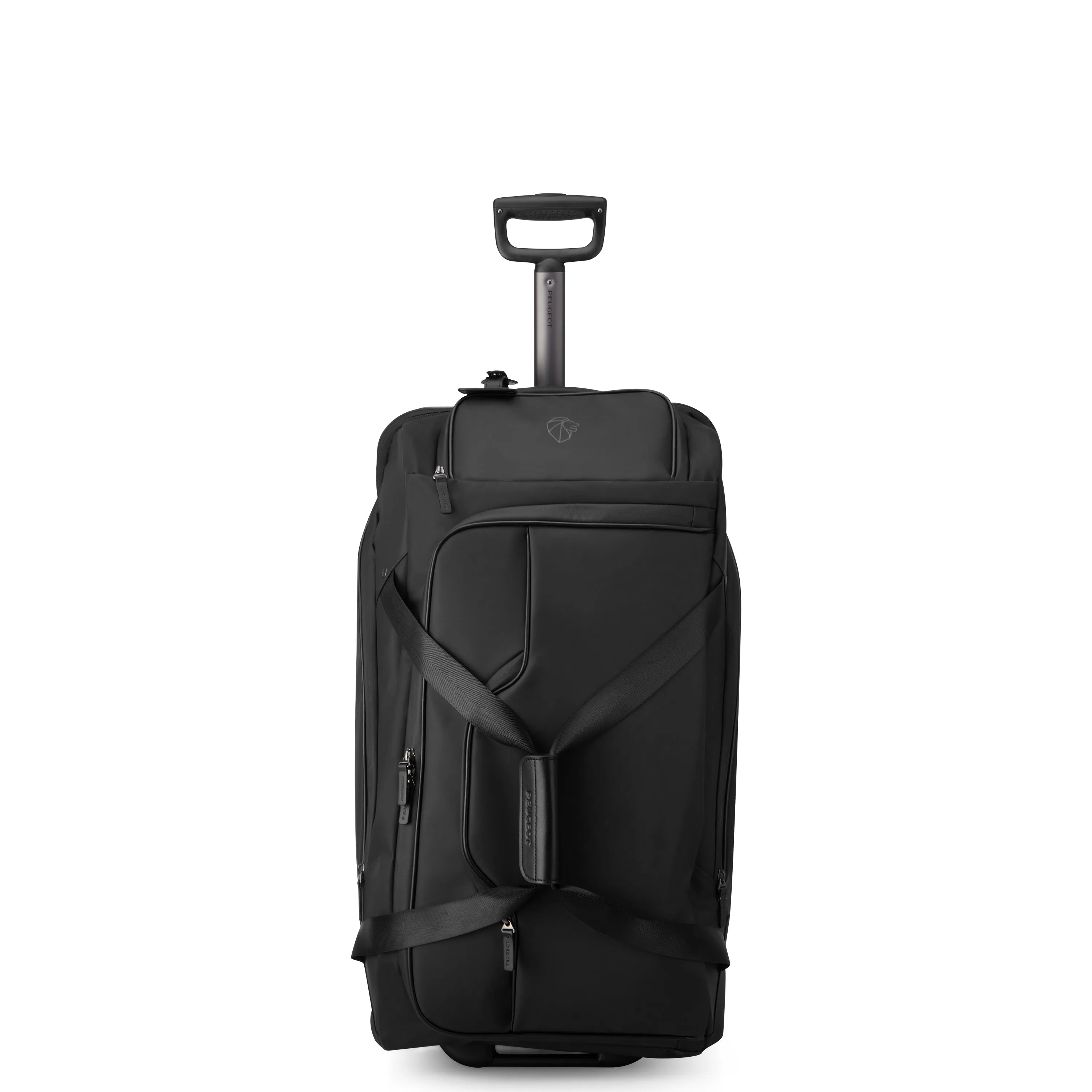 Peugeot Voyages Travel 70cm Softcase 2 Wheel Hybrid Check-In Luggage Duffle Trolley