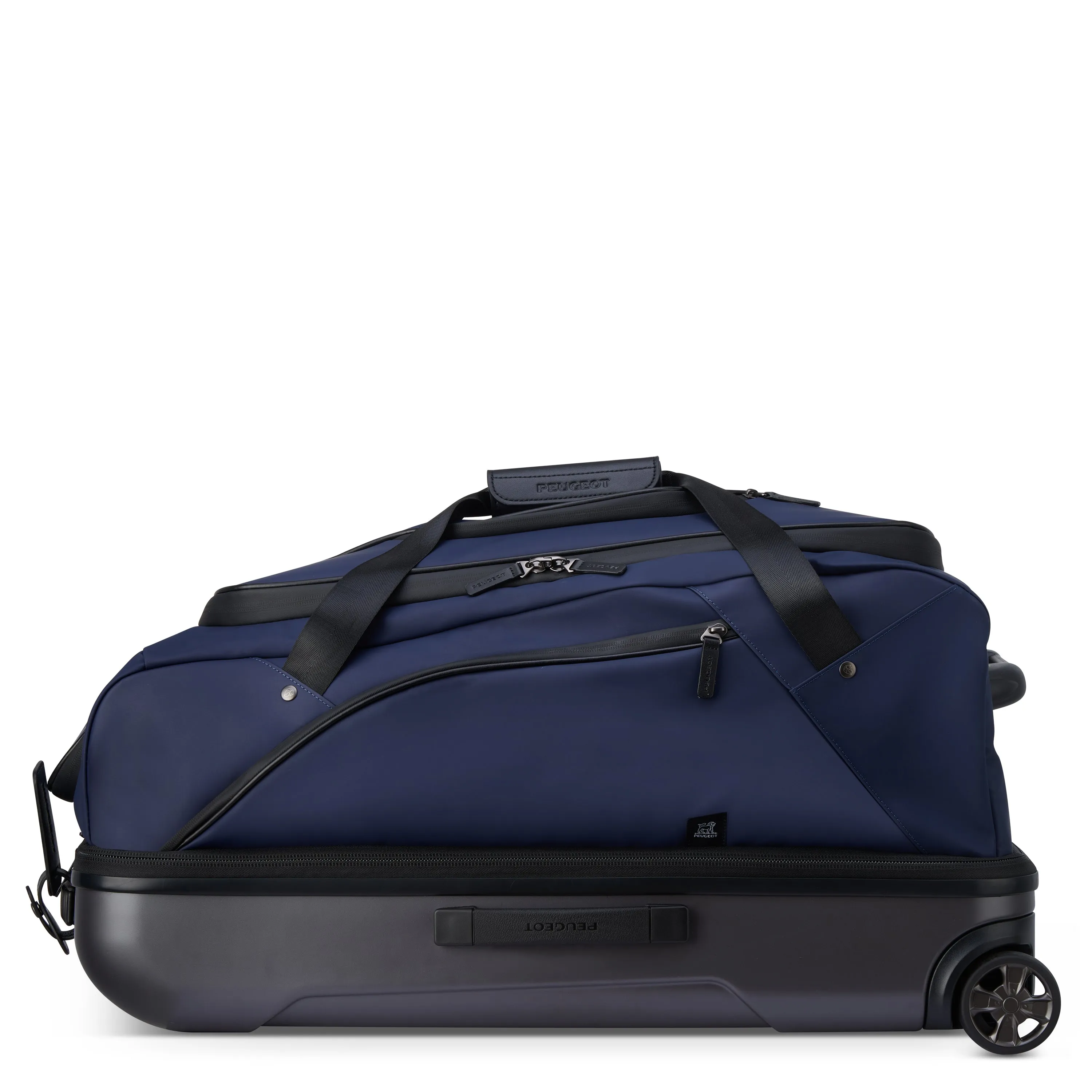 Peugeot Voyages Travel 70cm Softcase 2 Wheel Hybrid Check-In Luggage Duffle Trolley