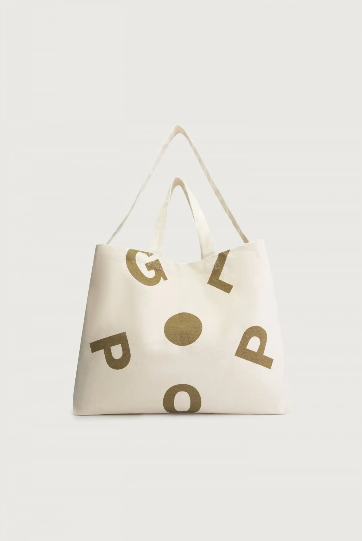 POP Canvas Shopper | Off White - Peanut