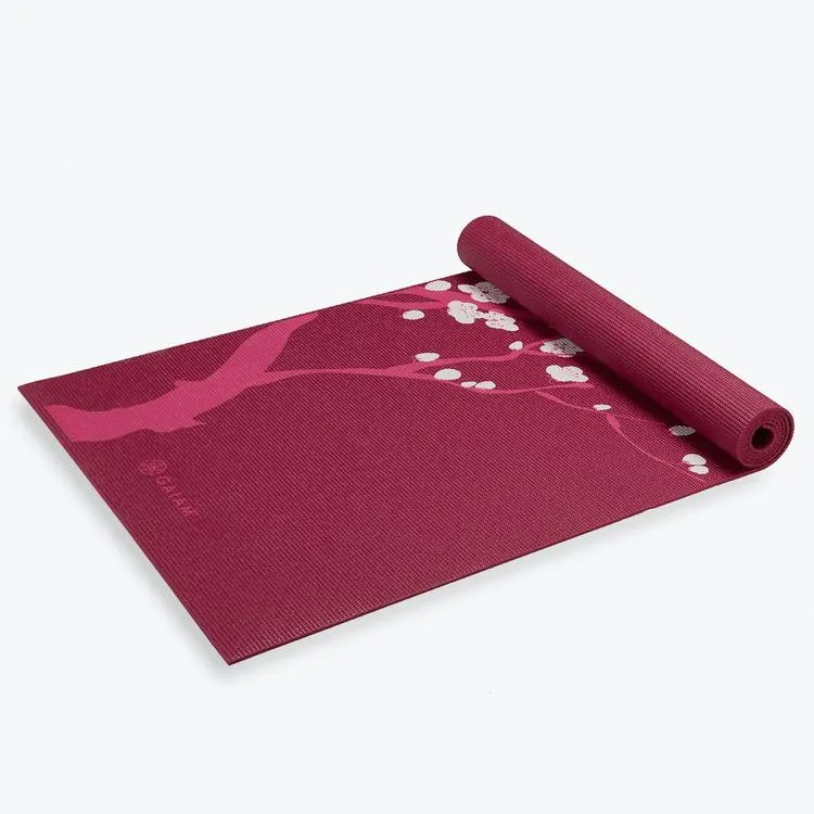 Premium Pink Cherry Blossom Yoga Mat (6mm)