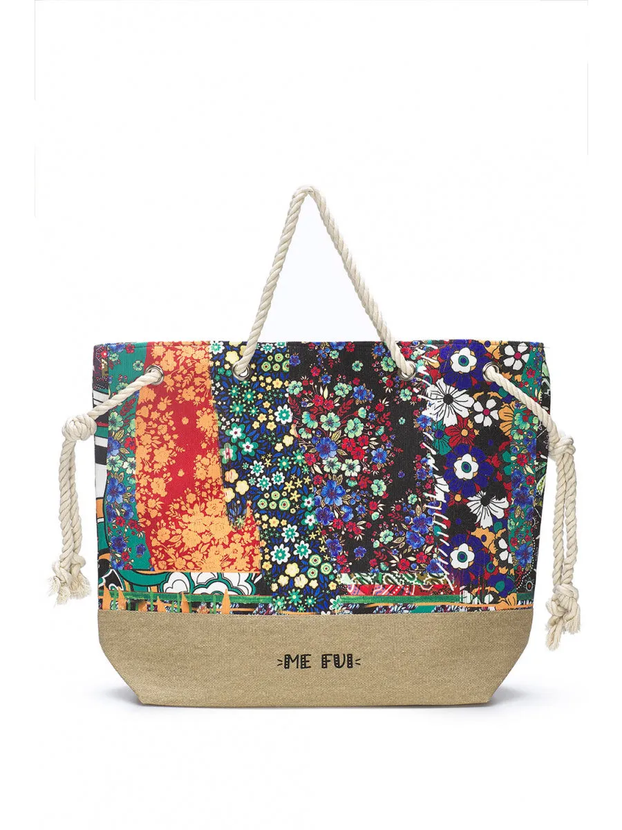 Printed Handbag - Multi