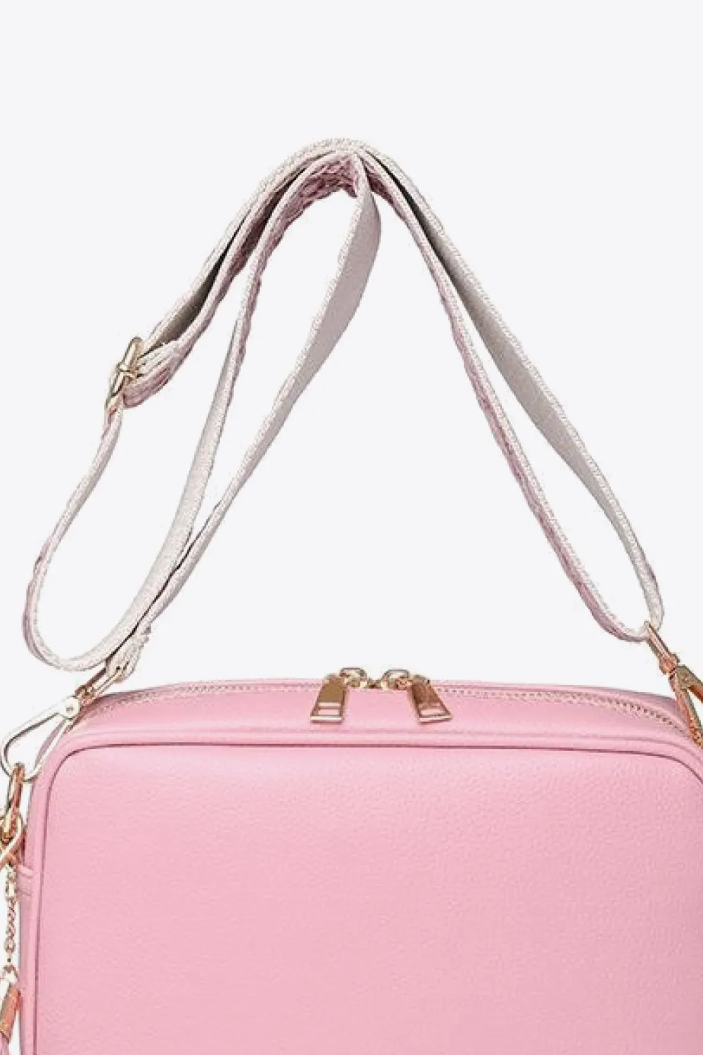 PU Leather Tassel Crossbody Bag