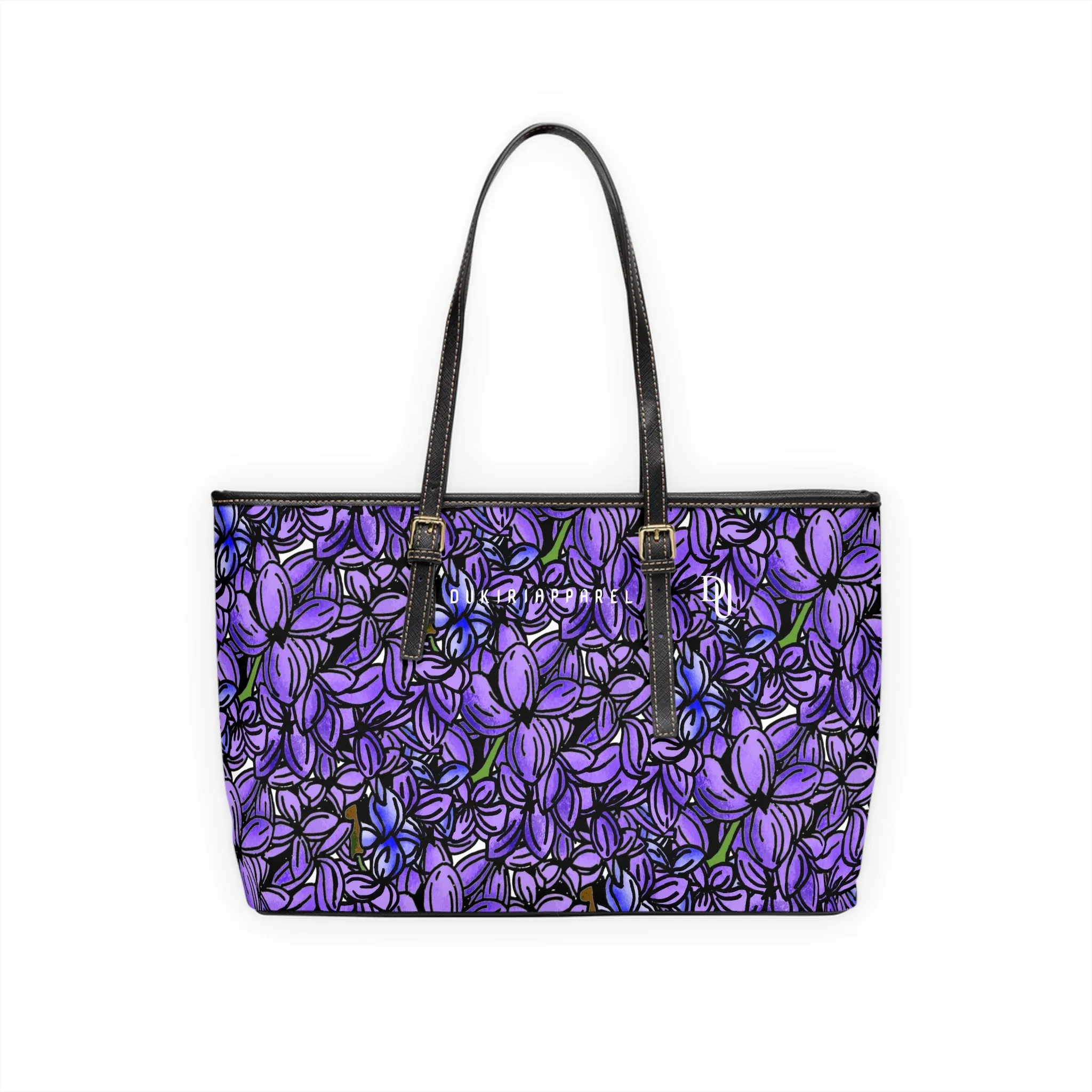 Purple Lilac PU Leather Shoulder Bag