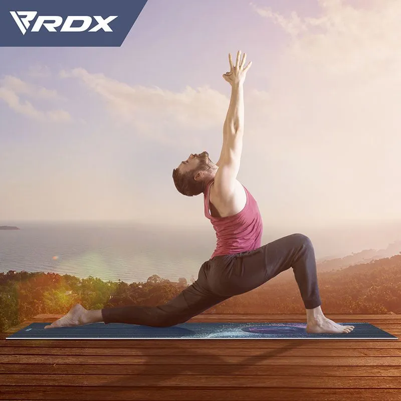 RDX D10 Iris 6mm PVC Yoga Mat Angelic Blue