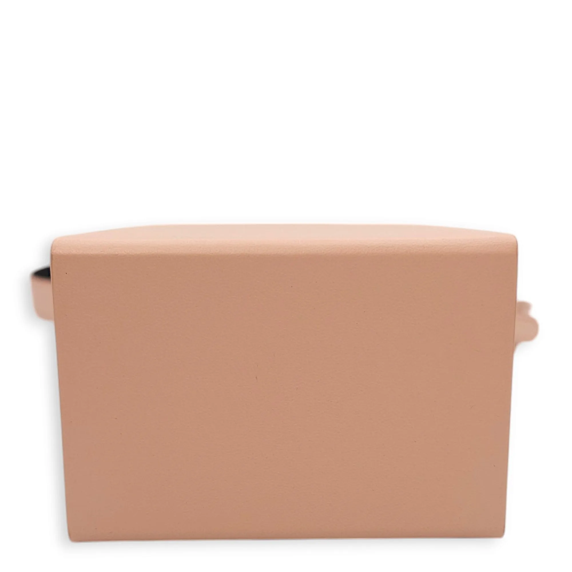 Roma Vertical Box Pink Crossbody Bag in Calfskin, Gold hardware