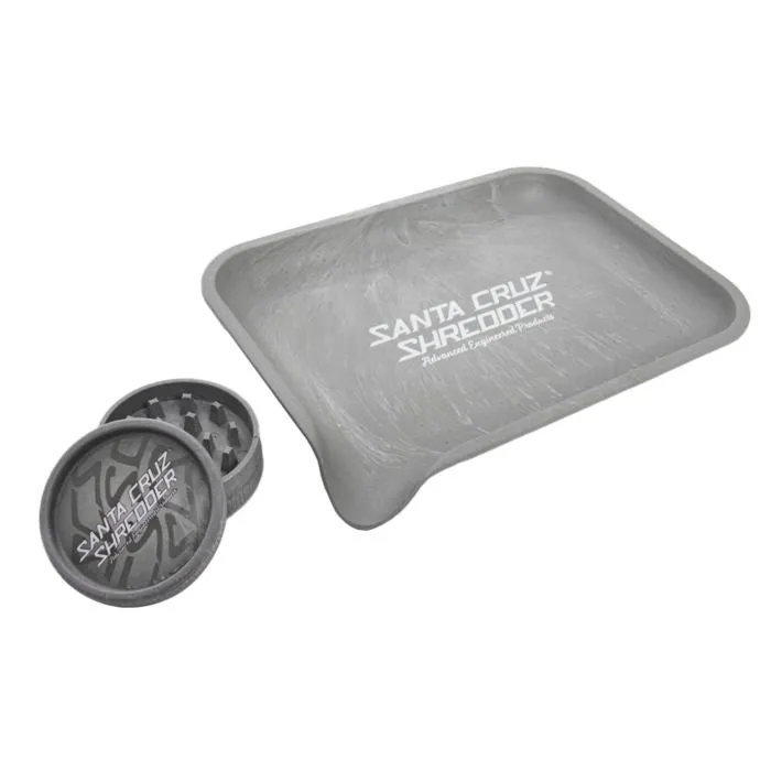 Santa Cruz Shredder x Revelry - Rolling Kit with Grey Hemp Tray & 2pc Grinder - Marine