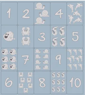 Scrunch Numbers Game Various Colours