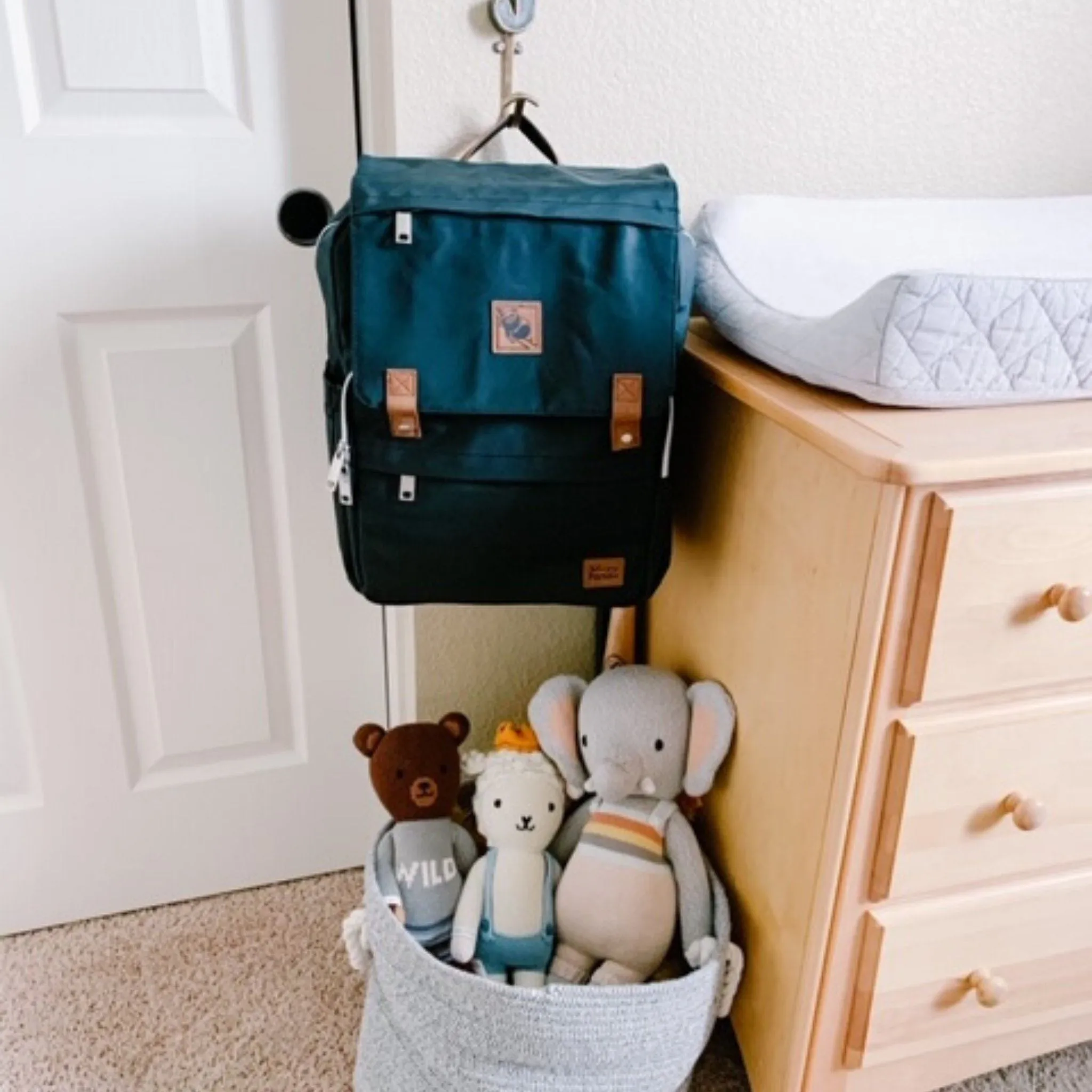 Sleepy Panda Kaitlyn - Canvas Diaper Bag