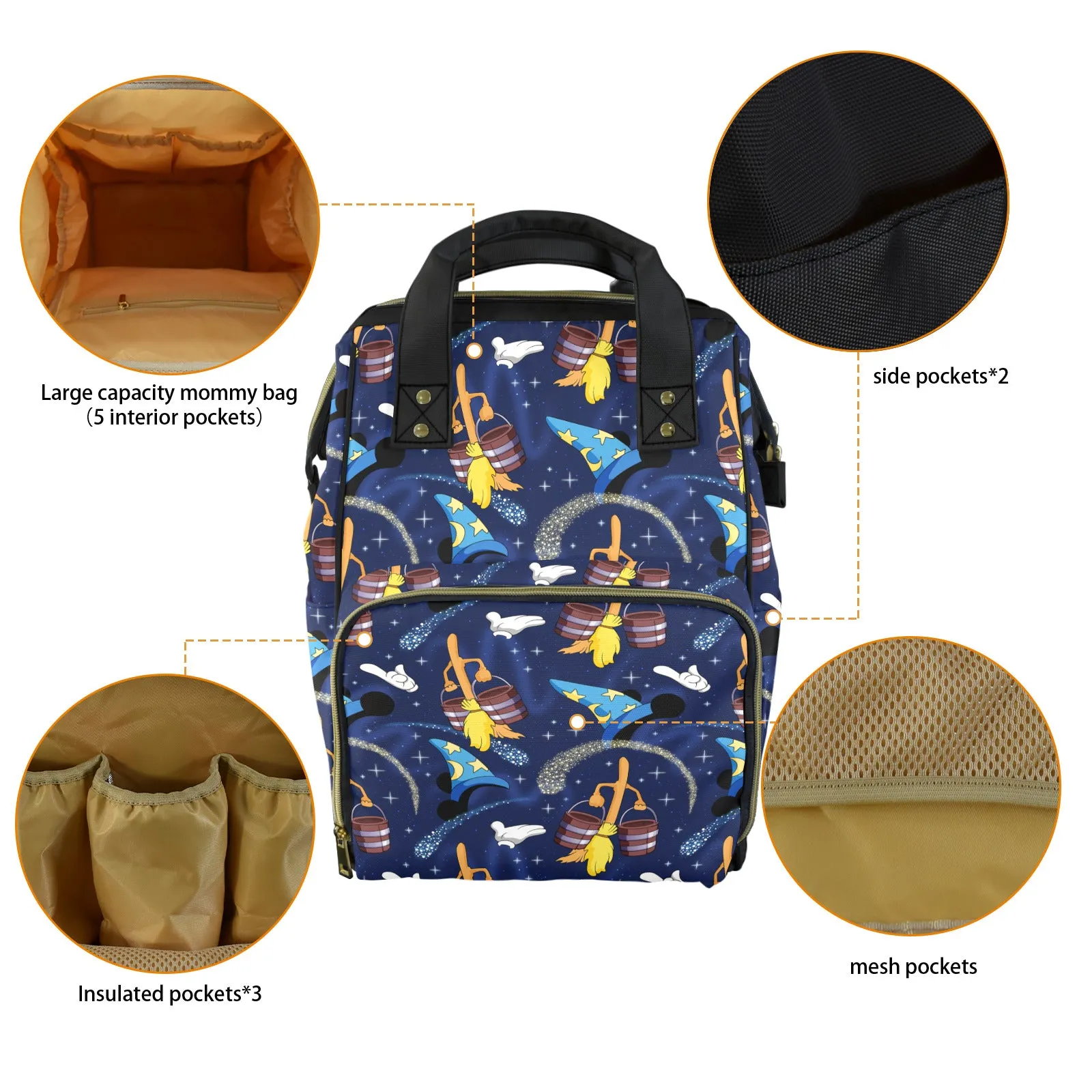 Sorcerer Multi-Function Diaper Bag