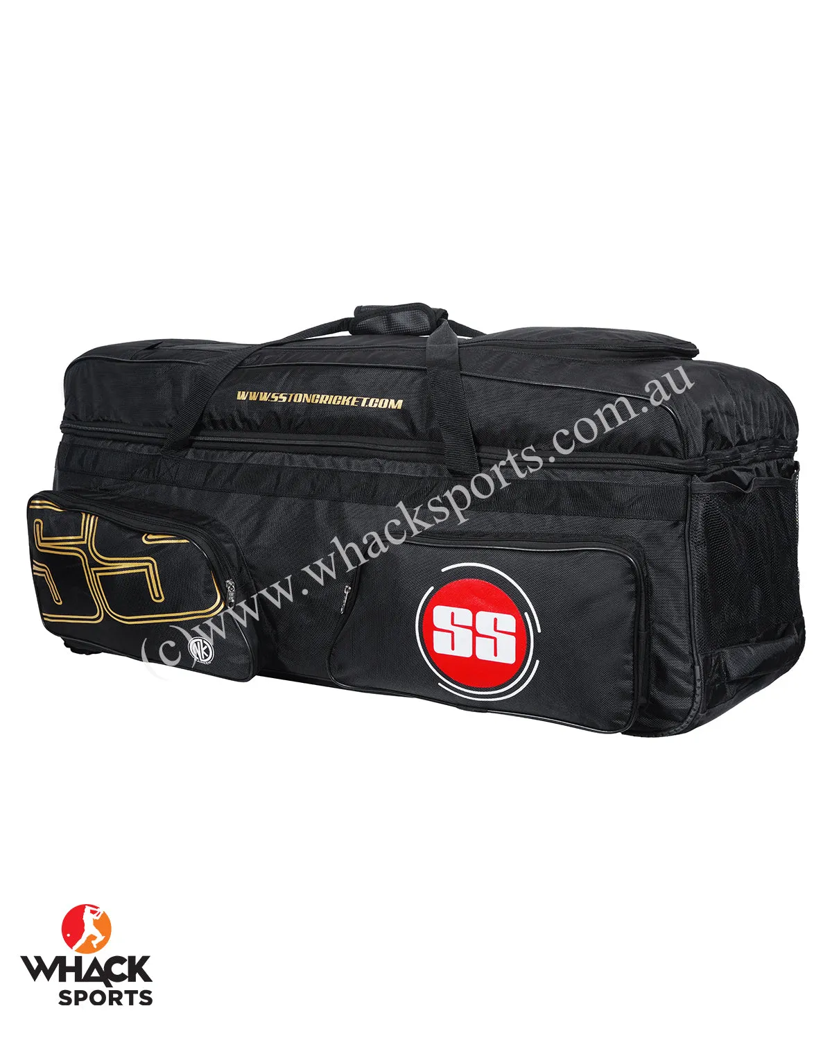 SS Players Cricket Kit Bag - Wheelie - Large - Black