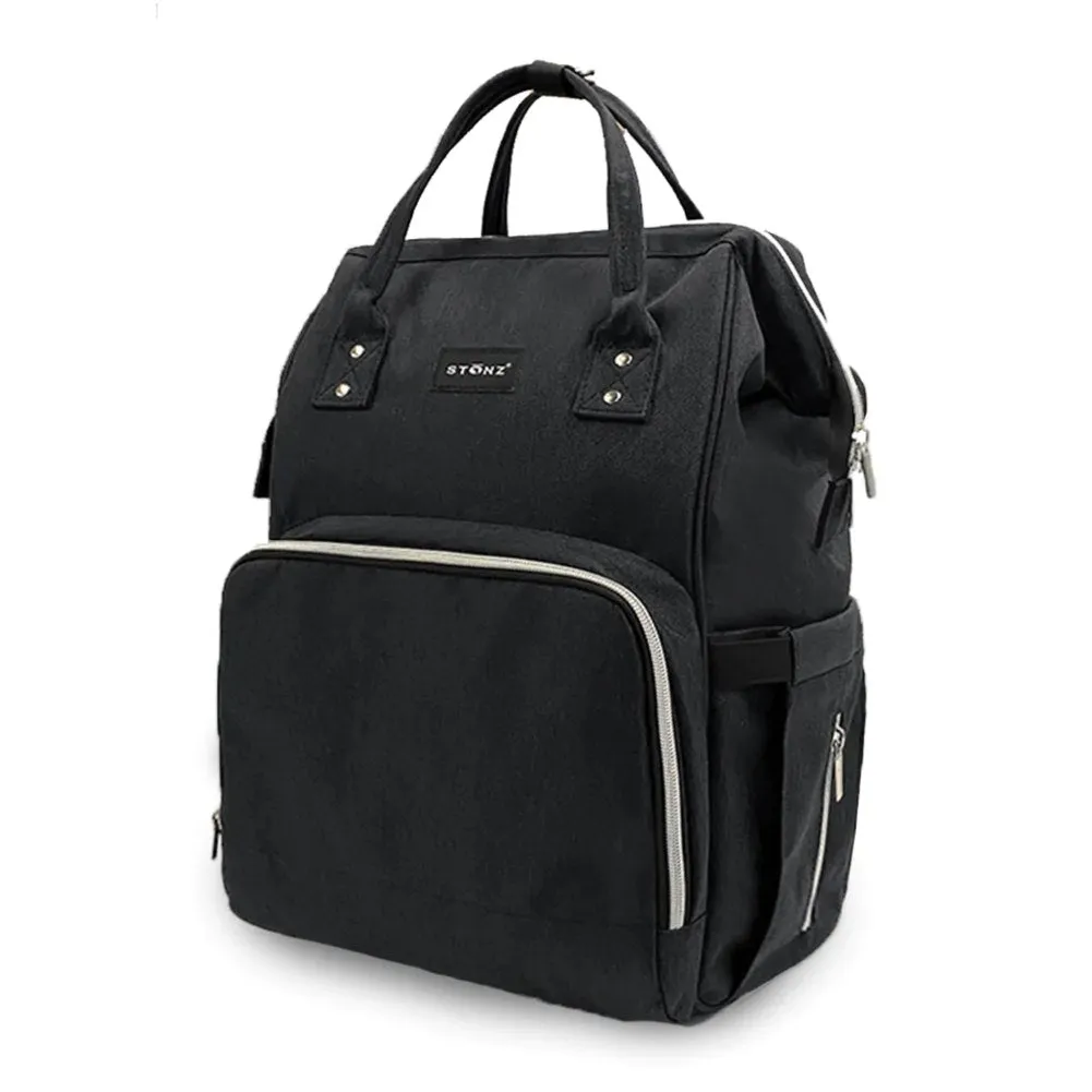 STONZ Urban Pack Diaper Bag Backpack - Black