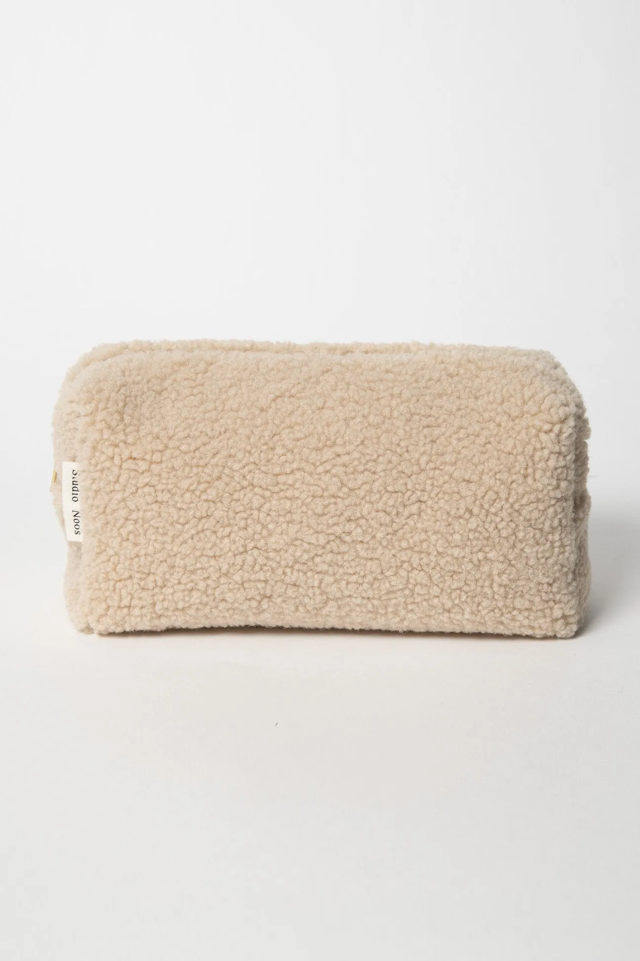 Studio Noos Toilettas Chunky Pouch | Teddy Ecru