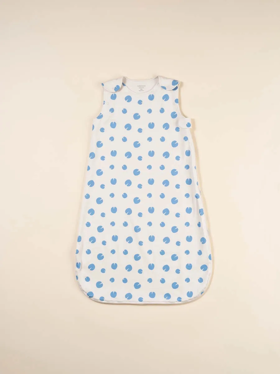 Summer Baby Sleep Bag - Pima Cotton - Lotus Leaves Birch