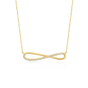 Sylvie Infinity Golden Necklace