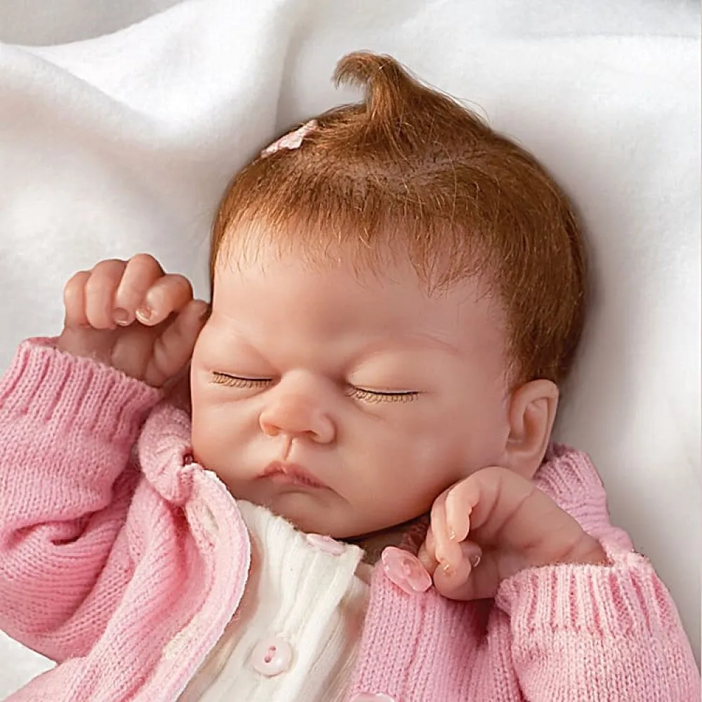 The Ashton - Drake Galleries Emmy Tiny Miracles So Truly Real® Lifelike Baby Girl Doll Realistic Fully Poseable with Soft RealTouch® Vinyl Skin by Acclaimed Master Doll Artist Linda Webb 10"-Inches