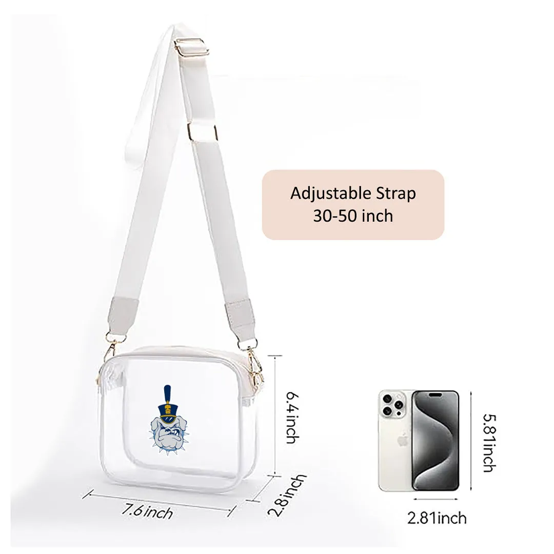 The Citadel, Spike, Crossbody Clear Bag for Concerts with Adjustable Strap