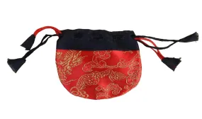 Tiny Red Dragon Jewelry Bag