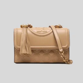 Tory Burch Small Fleming Convertible Shoulder Bag Desert Dune 75576