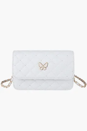 White Butterfly Handbag - P22 - WHB0014