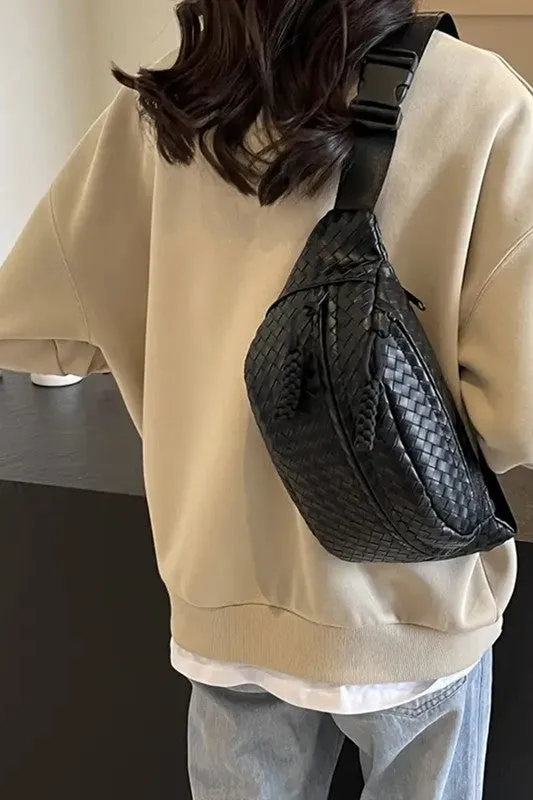 Woven Crossbody Bag