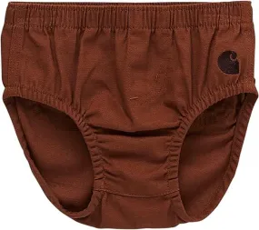 Youth Canvas Diaper Cover - Brown