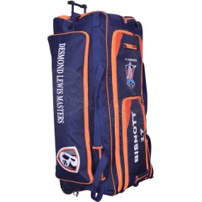 Zee Sports Kit Bag Team Customized Wheelie Kit Bag - Orange Blue