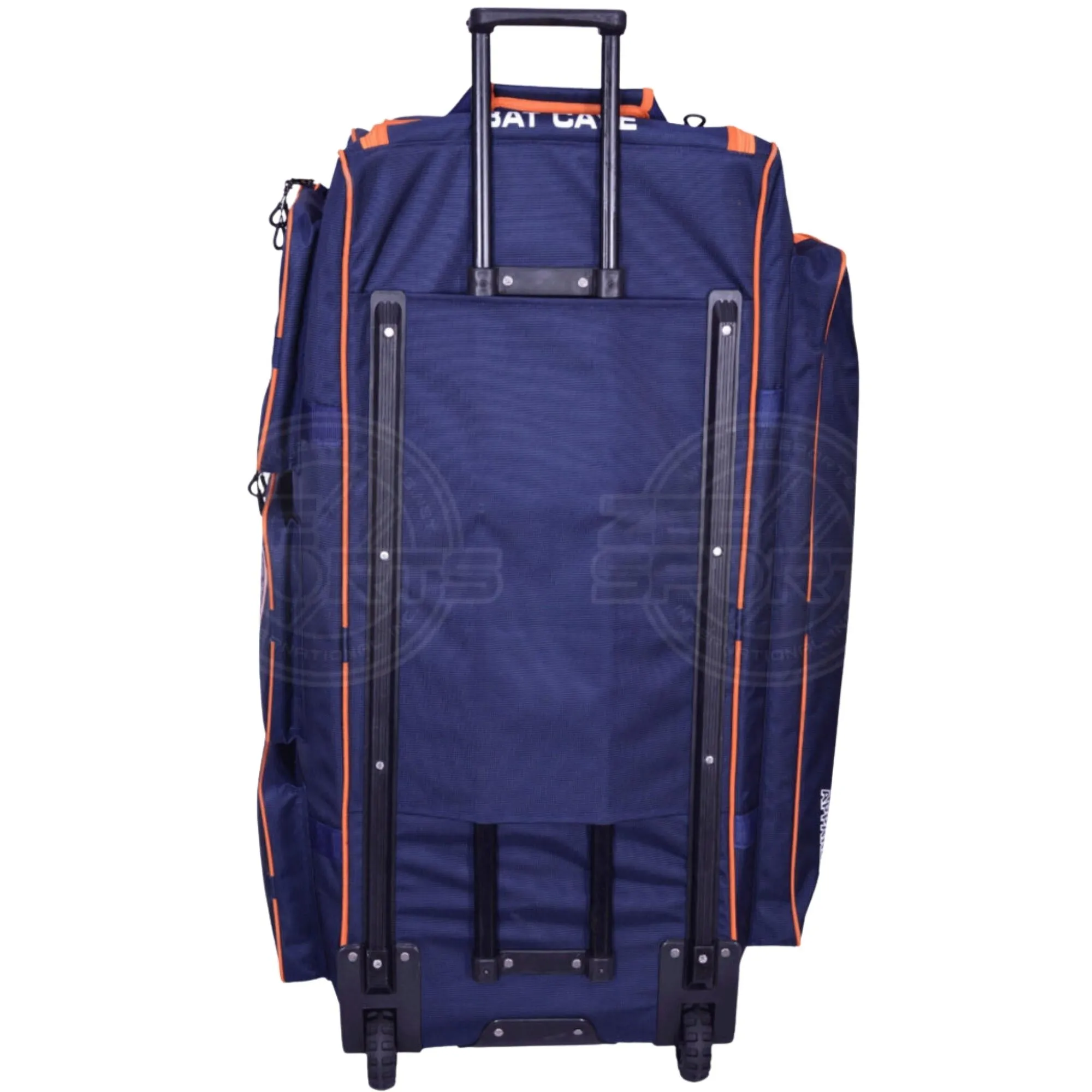 Zee Sports Kit Bag Team Customized Wheelie Kit Bag - Orange Blue